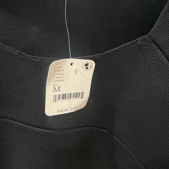 Free People flutter butterfly black top. NWT - Picture 4 of 5